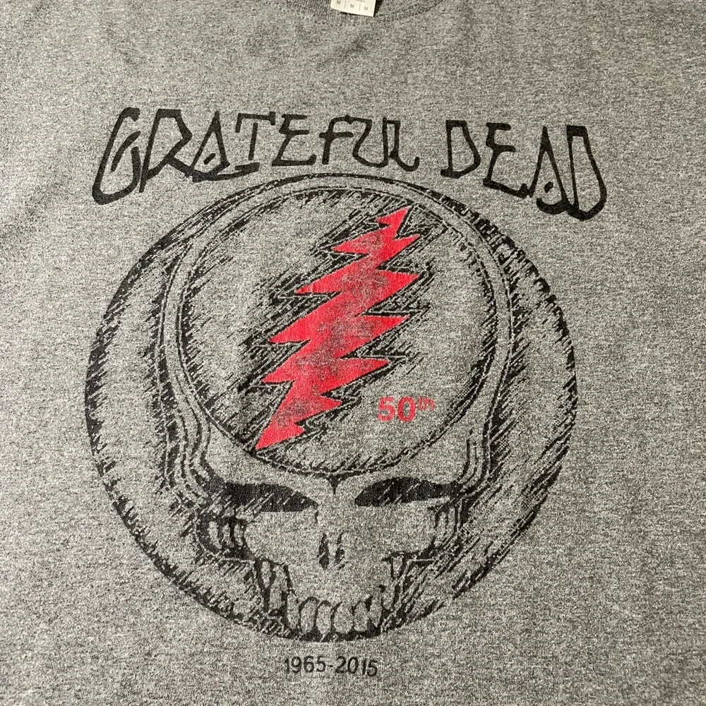 Grateful Dead Short Sleeve Tee Gildan Gray - Picture 6 of 8